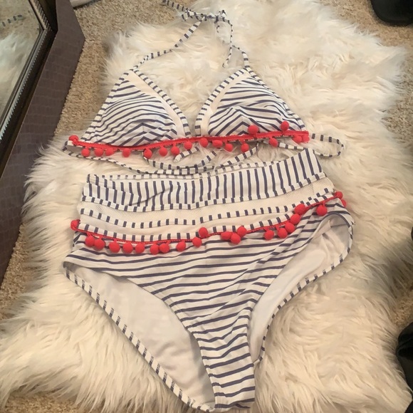 🤩HP! - Hi Waist Pom Pom Bikini - Picture 6 of 6